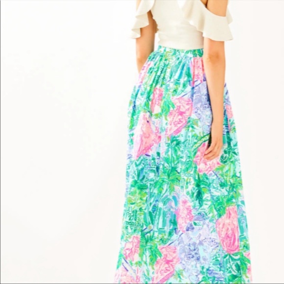 NWT Lilly Pulitzer Bohemian Queen Bobbi skirt - Picture 3 of 7